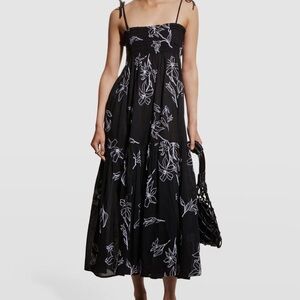 Tanya Taylor floral midi dress
